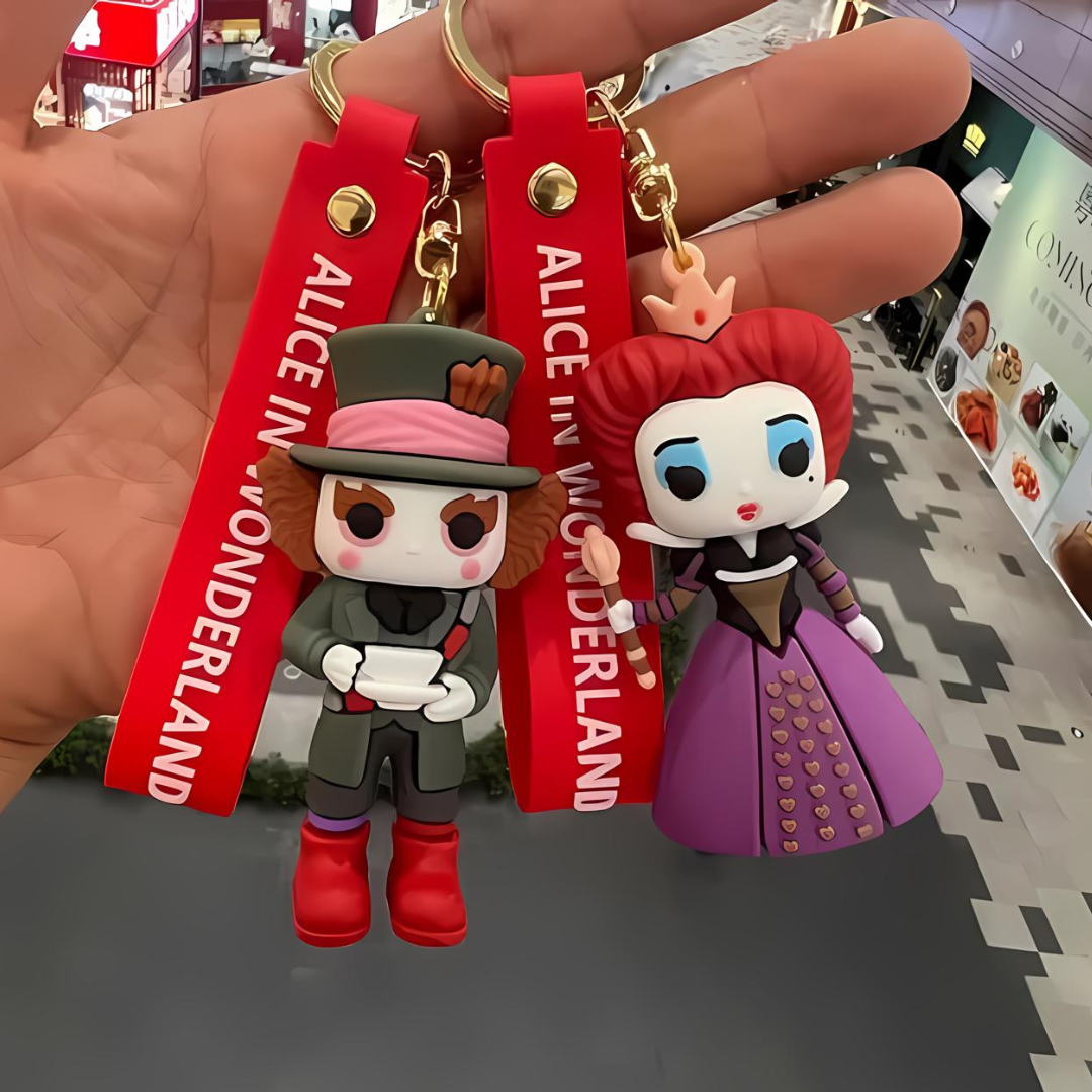 Alice in Wonderland popular Keychain Collection