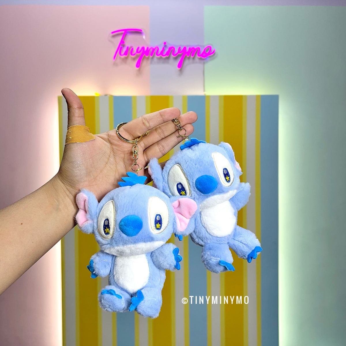 Plush Stitch Keychain, TinyMinyMo