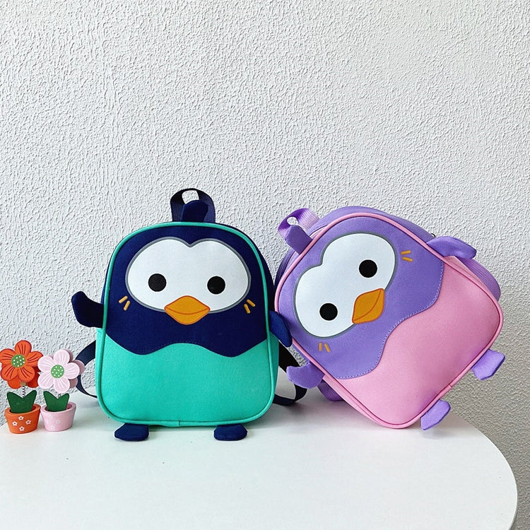 Penguin Kids Backpack Beige