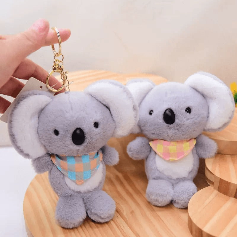 1pc Cartoon Koala Doll Keychain Cute Animal Portachiavi - Temu Italy