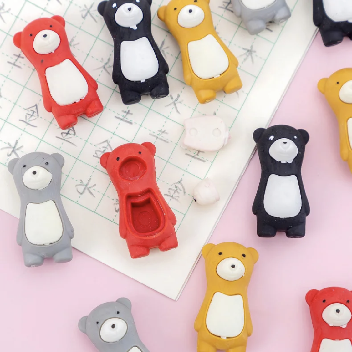 Eraser - AIN mini eraser - Shiba Inu and Polar Bear - 1 pc — La Petite Cute  Shop