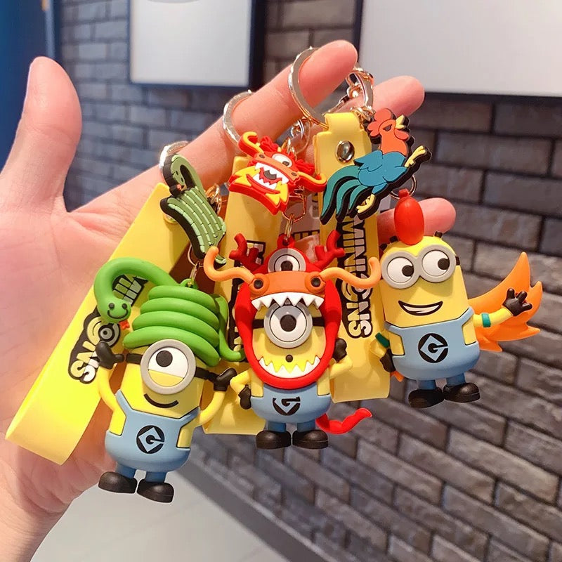 Minions 3d store keychain