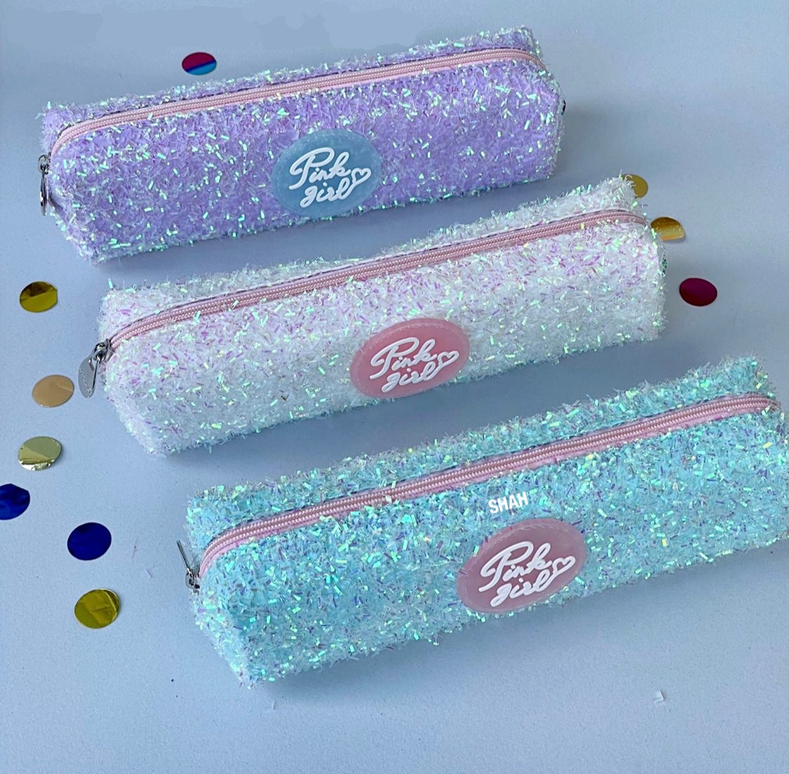 Glitter pouch on sale