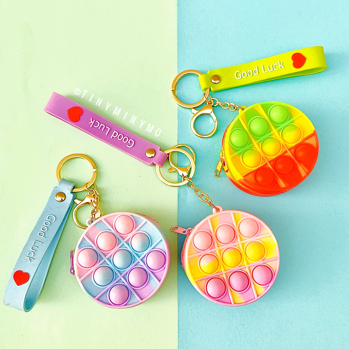 Cute Pop it Coin Purse Keychain Online