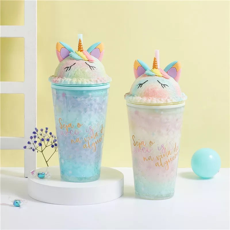 Loomex Sports Acrylic Cute Unicorn Sipper Tumbler with Straw Lid Bottle 600  ml Bottle - Buy Loomex Sports Acrylic Cute Unicorn Sipper Tumbler with Straw  Lid Bottle 600 ml Bottle Online at