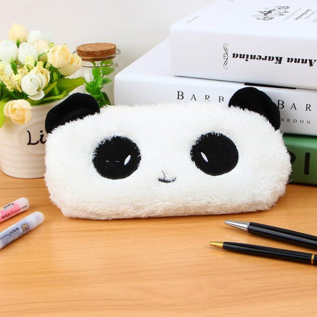 Legami Panda Cotton Pouch with Zipper