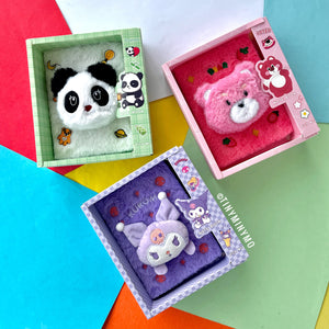 3D Face Kawaii Plush Diary - Tinyminymo