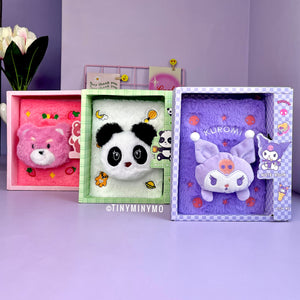 3D Face Kawaii Plush Diary - Tinyminymo