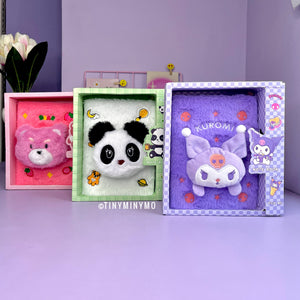 3D Face Kawaii Plush Diary - Tinyminymo