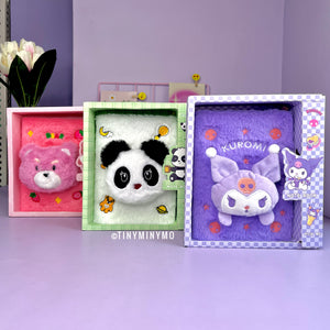 3D Face Kawaii Plush Diary - Tinyminymo