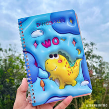 Load image into Gallery viewer, 3D Print Dino Notebook - Tinyminymo
