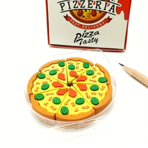 7 Slice Pizza Eraser - Tinyminymo