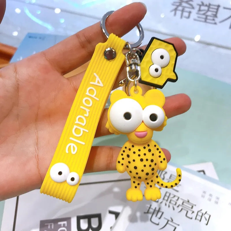 Adorable Cheetah and Crocodile 3D keychain - Tinyminymo