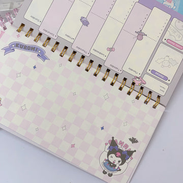 DIY Cute Kuromi Notebook/Diary _ How to Make Kuromi Notebook at