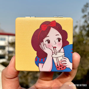 Adorable Square Pocket Mirror - Tinyminymo