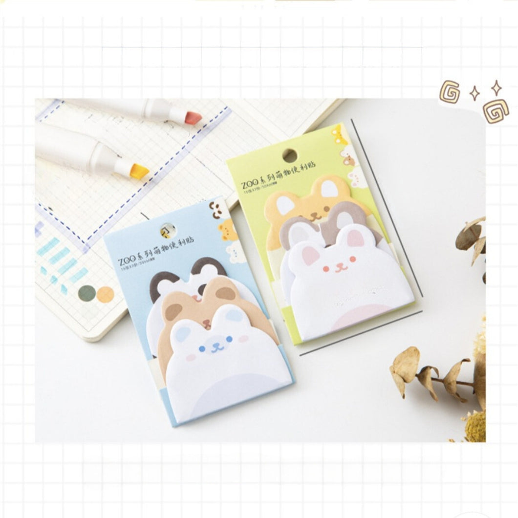 Animal Memo It Sticky Notes