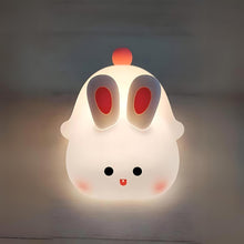 Load image into Gallery viewer, Big Face Rabbit Silicone Night Light - Tinyminymo
