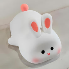 Load image into Gallery viewer, Big Face Rabbit Silicone Night Light - Tinyminymo
