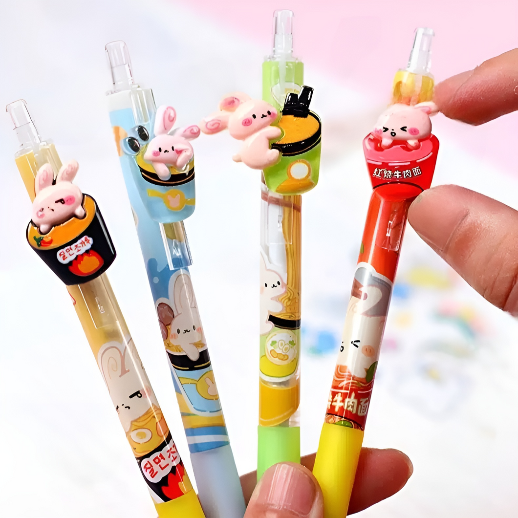 Bunny Noodle Kawaii Gel Pen - Tinyminymo