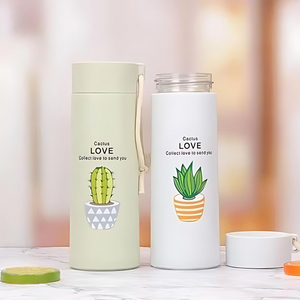 Cactus Love Glass Bottle - Tinyminymo