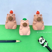 Load image into Gallery viewer, Capybara Sharpener Cum Eraser - Tinyminymo
