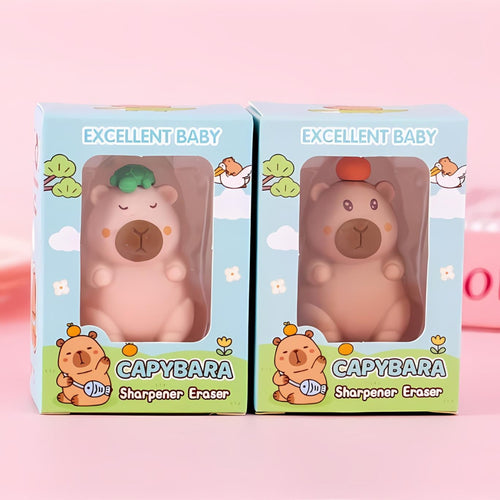 Capybara Sharpener Cum Eraser - Tinyminymo