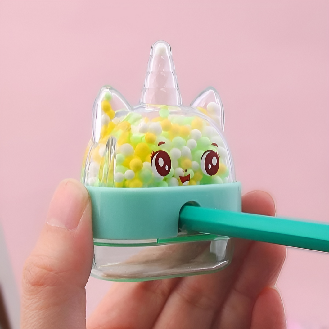 Confetti Unicorn Pencil Sharpener - Tinyminymo