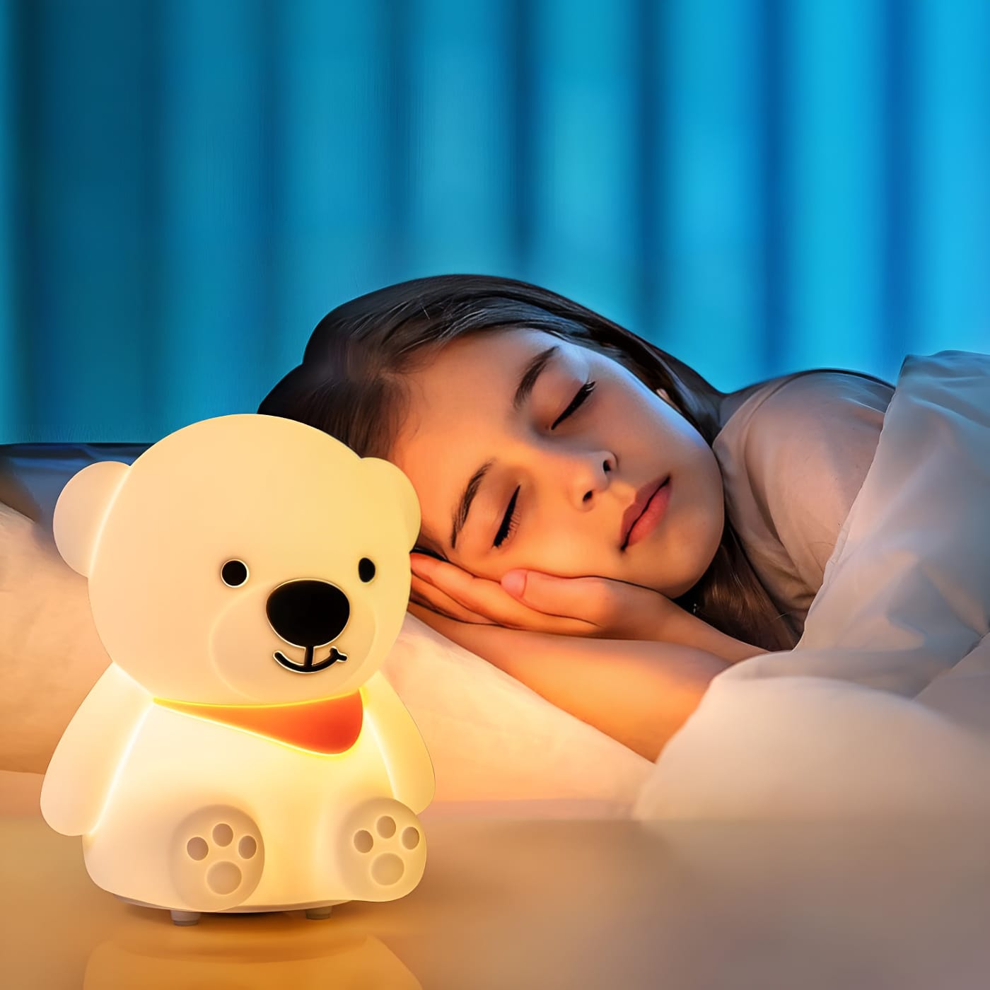 Cute Bear Silicone Night Light Online In India