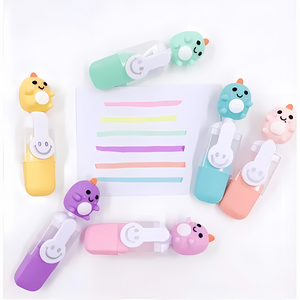 Cute Dino Highlighters - Set of 6 - Tinyminymo