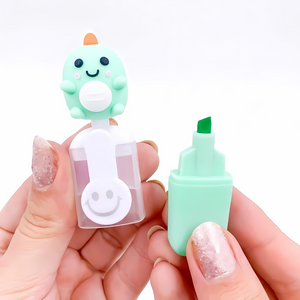 Cute Dino Highlighters - Set of 6 - Tinyminymo