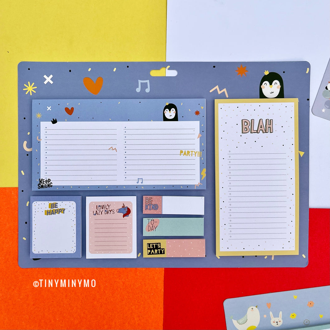 Cute Planner Sticky Note Set - Tinyminymo