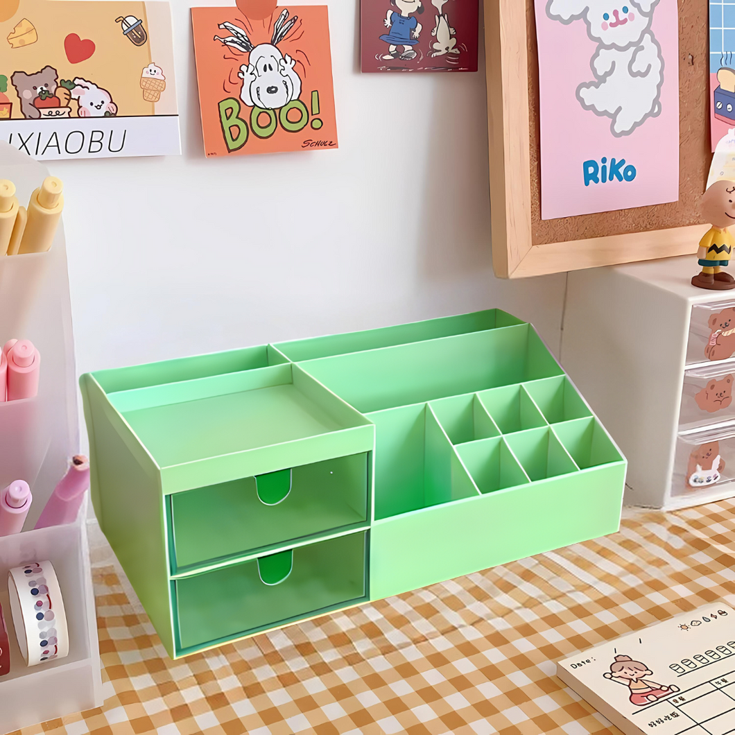 DIY Kawaii Desk Organiser with Stickers - Tinyminymo