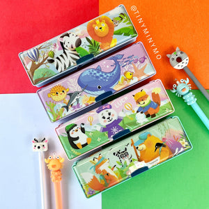 Dual Ends Kids Pencil Box - Tinyminymo