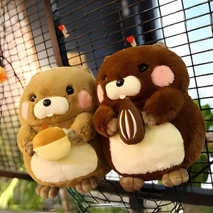 Eating Hamster Soft Toy - Tinyminymo