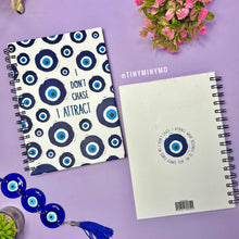 Load image into Gallery viewer, Evil Eye Spiral Notebook - Tinyminymo
