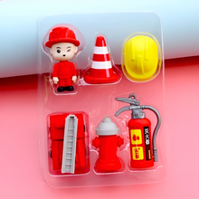 Load image into Gallery viewer, Fire Fighter Eraser Set - Tinyminymo
