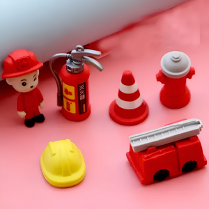 Fire Fighter Eraser Set - Tinyminymo