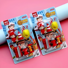 Load image into Gallery viewer, Fire Fighter Eraser Set - Tinyminymo
