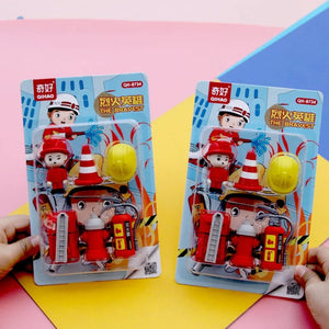 Fire Fighter Eraser Set - Tinyminymo