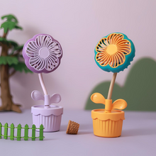 Load image into Gallery viewer, Flexible Flower Hand Fan - Tinyminymo
