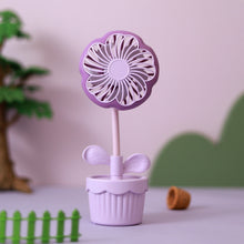 Load image into Gallery viewer, Flexible Flower Hand Fan - Tinyminymo
