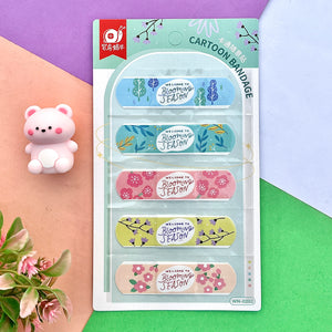 Floral Bandaids - Set of 5 - Tinyminymo