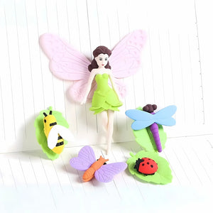 Flower Fairy Eraser Set - Tinyminymo