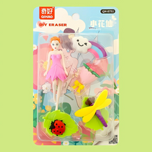 Load image into Gallery viewer, Flower Fairy Eraser Set - Tinyminymo
