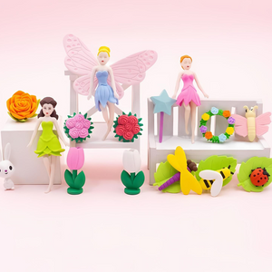 Flower Fairy Eraser Set - Tinyminymo