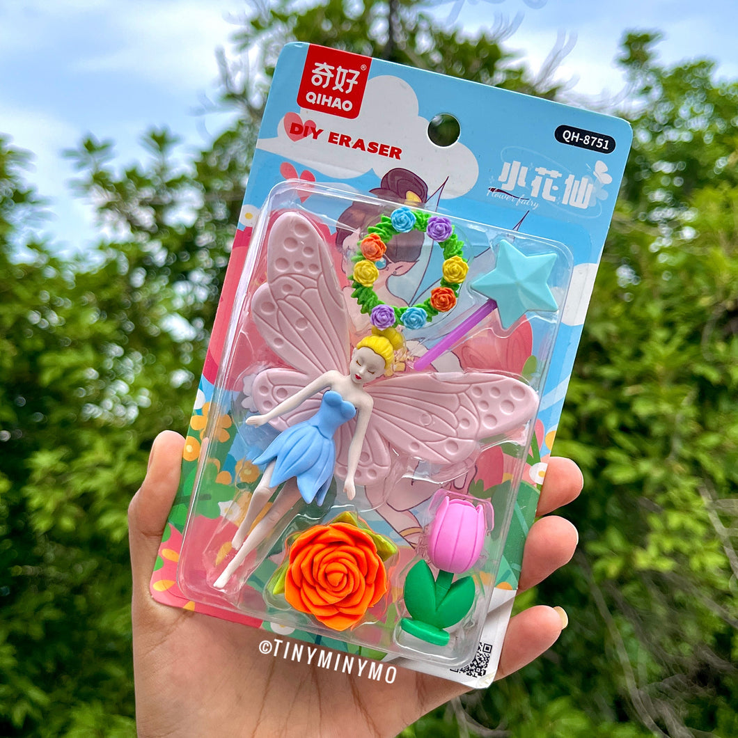 Flower Fairy Eraser Set - Tinyminymo