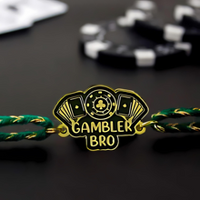 Load image into Gallery viewer, Gambler Bro Metal Rakhi - Tinyminymo
