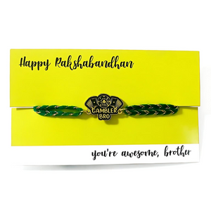 Gambler Bro Metal Rakhi - Tinyminymo