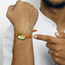 Load image into Gallery viewer, Golgappa Partner Metal Rakhi - Tinyminymo
