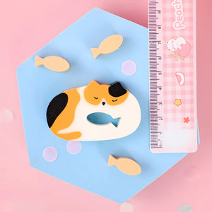 Hungry Kitty Kawaii Eraser - Tinyminymo